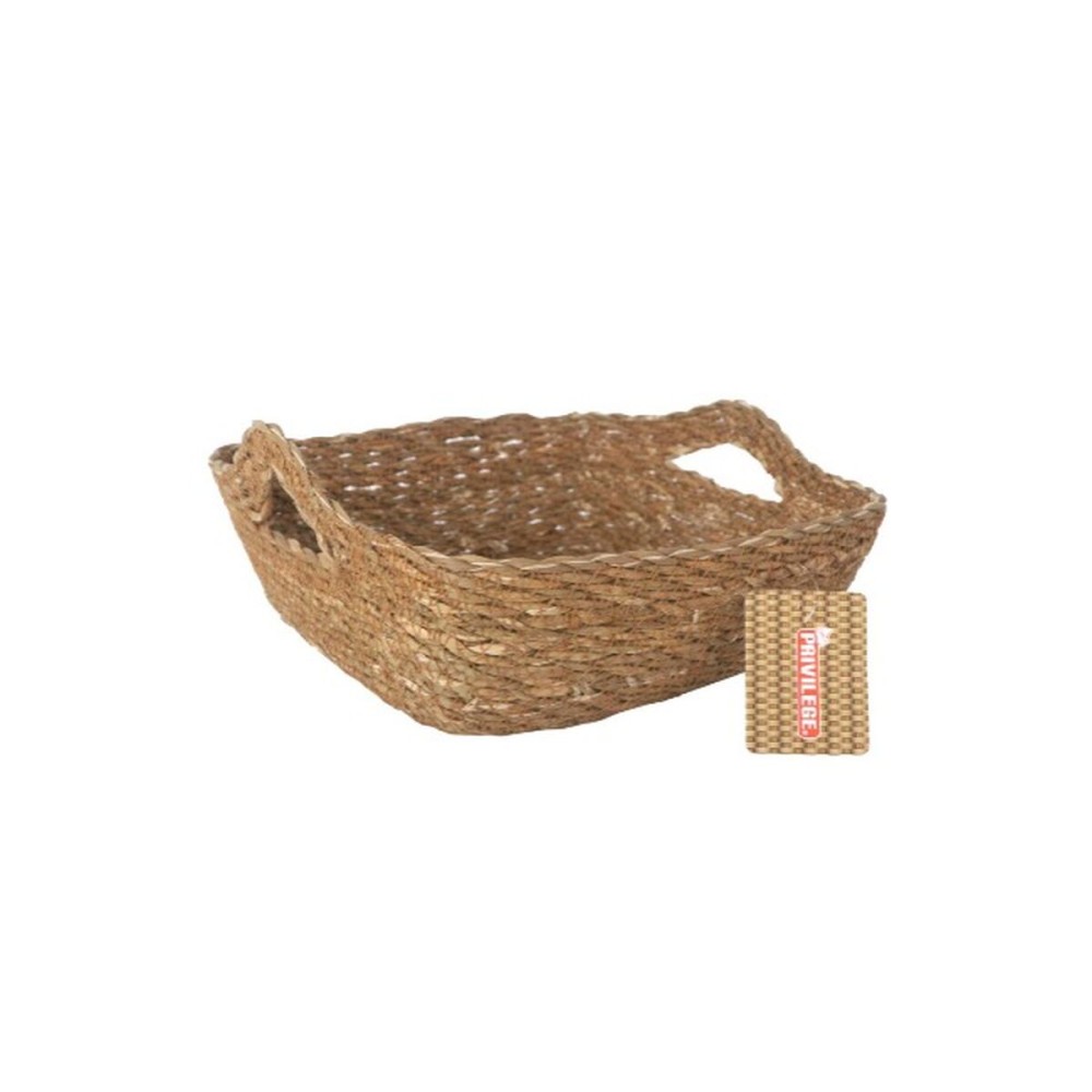 Panier Multi-usages Privilege Marron osier 22 x 22 x 8 cm (12 Unités)