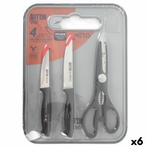 Messerset Quttin Nero 4 Stücke (6 Stück)