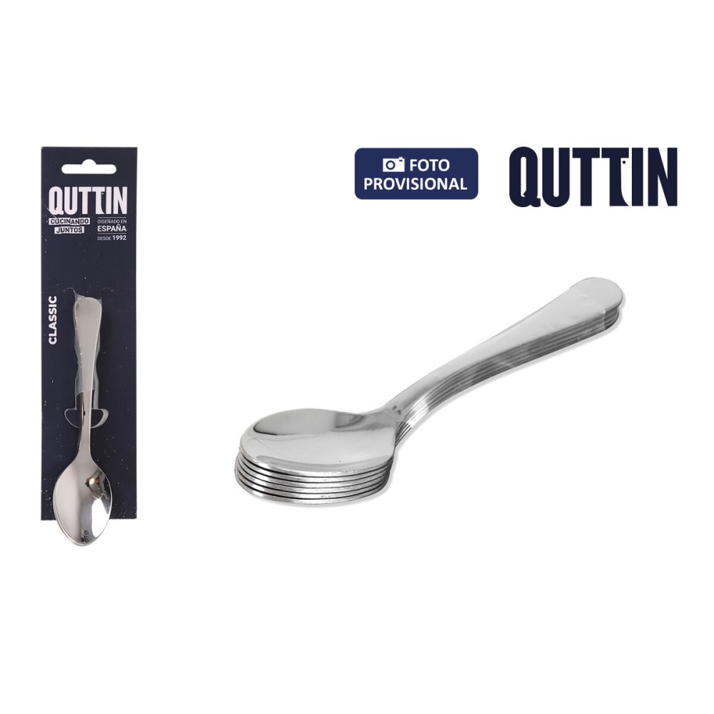 Cuillère à dessert Quttin Classic 6 Pièces (12 Unités)
