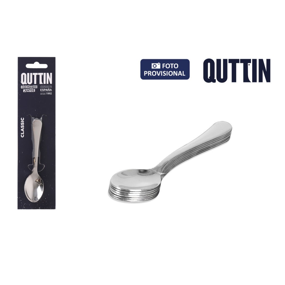 Dessert spoon Quttin Classic 6 Pieces (12 Units)