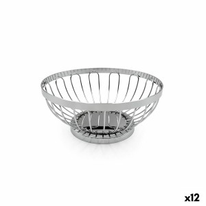 Brotkorb My Bar Silberfarben Metall 17,5 X 7 CM (12 Stück)