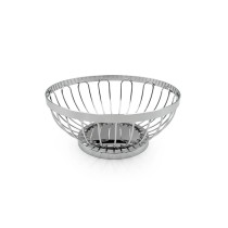 Brotkorb My Bar Silberfarben Metall 17,5 X 7 CM (12 Stück)