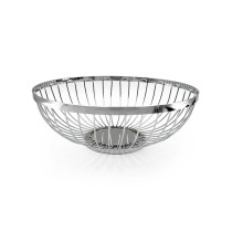 Brotkorb My Bar Silberfarben Metall 25,5 x 9,5 cm (12 Stück)