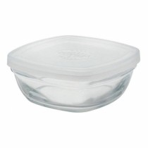 Viereckige Lunchbox mit Deckel Duralex FreshBox Durchsichtig 150 ml (12 Stück)