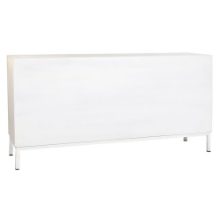 Anrichte DKD Home Decor Metall Weiß Mango-Holz (152 x 40 x 77 cm)