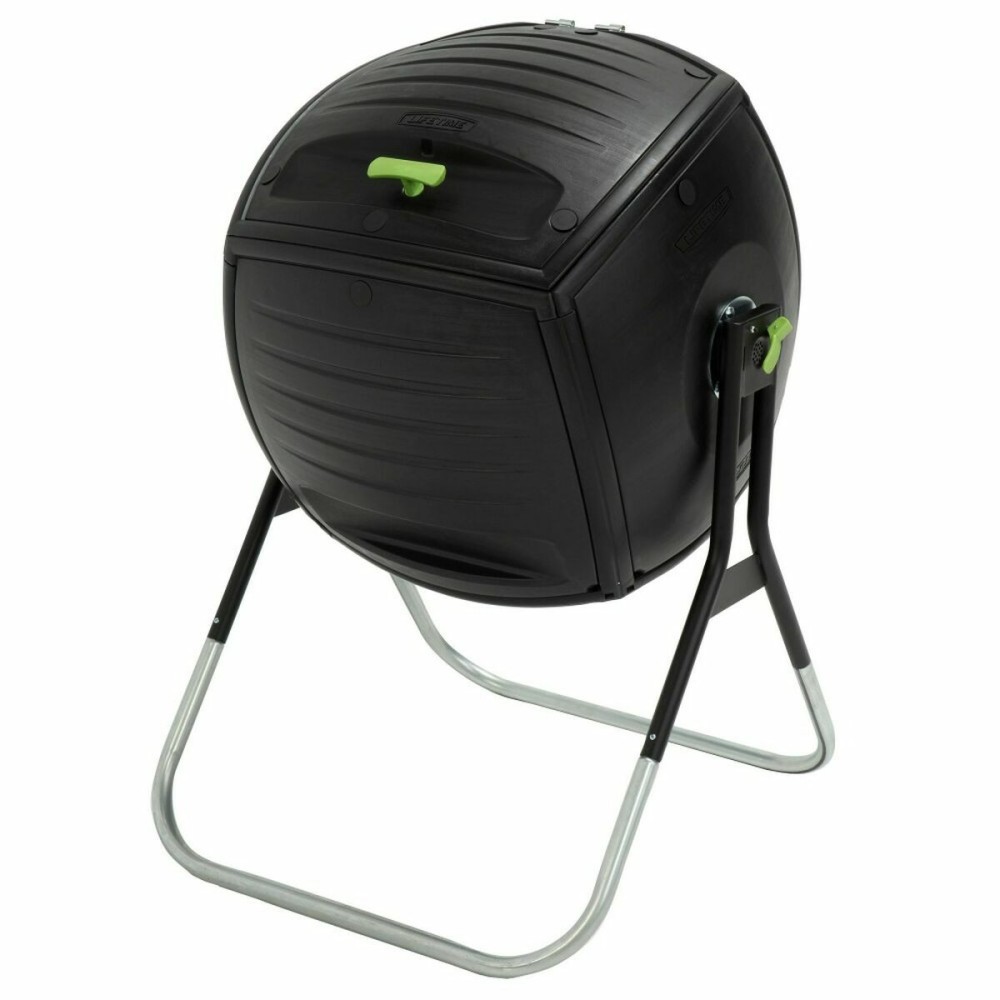 Seau de compostage Lifetime Rotation 189 L 75 x 81 x 113 cm