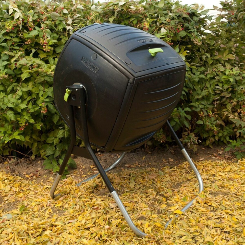 Seau de compostage Lifetime Rotation 189 L 75 x 81 x 113 cm