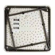 Child's Table Lifetime Foldable White Steel Plastic 61 x 61 x 53,5 cm
