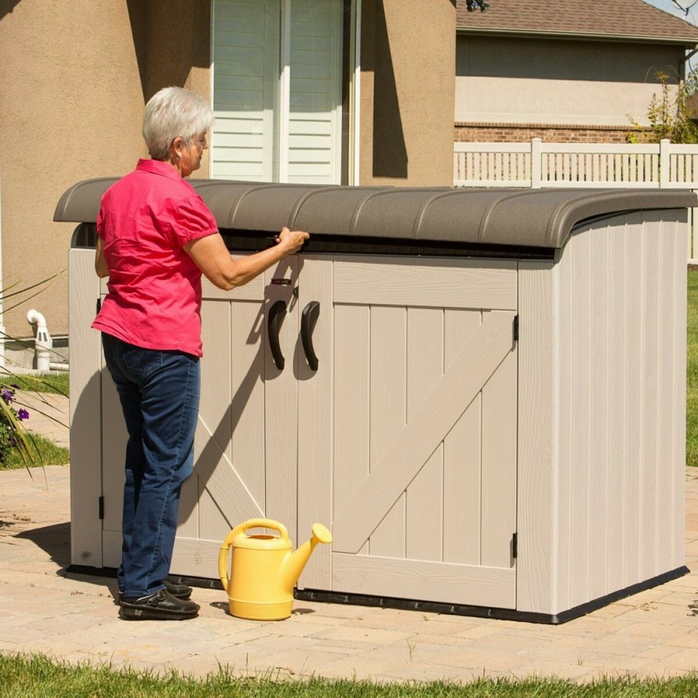 Cupboard Lifetime Exterior Horizontal Steel Plastic 190 x 106 x 131 cm