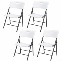 Chaise Pliante Lifetime Blanc 4 Unités 50 x 58 x 83 cm