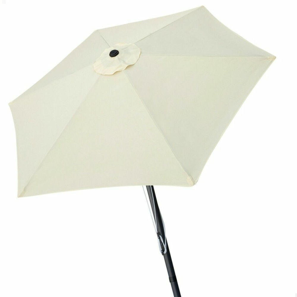 Parasol Aktive Cream Aluminium Steel 300 cm