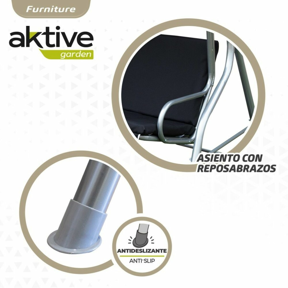 Rocker Aktive 3 places Black 180 x 107 x 160 cm