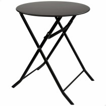 Folding Table Aktive Circular Black Steel 60 x 70 cm