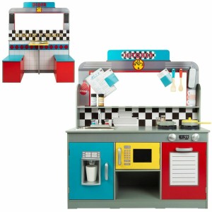 Cuisinière jouet Woomax Bois 90 x 58 x 104 cm