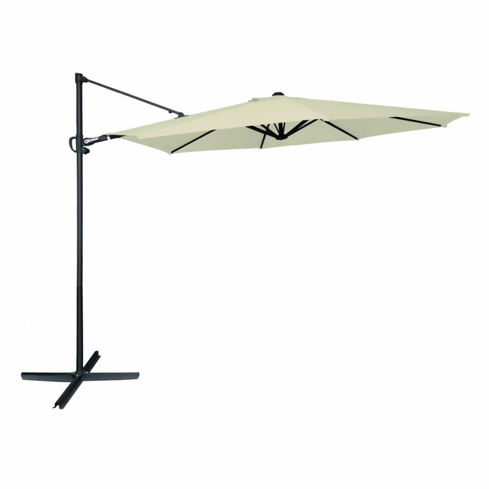 Parasol Aktive Roma 300 x 245 x 300 cm Cream Ø 4,8 cm Aluminium