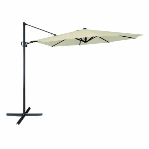Parasol Aktive Roma 300 x 245 x 300 cm Cream Ø 4,8 cm Aluminium