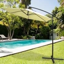 Sonnenschirm Aktive Creme 300 cm 4,2 cm Aluminium