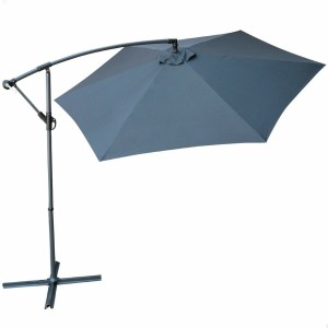 Parasol Aktive Grey 300 cm Ø 4,2 cm Aluminium