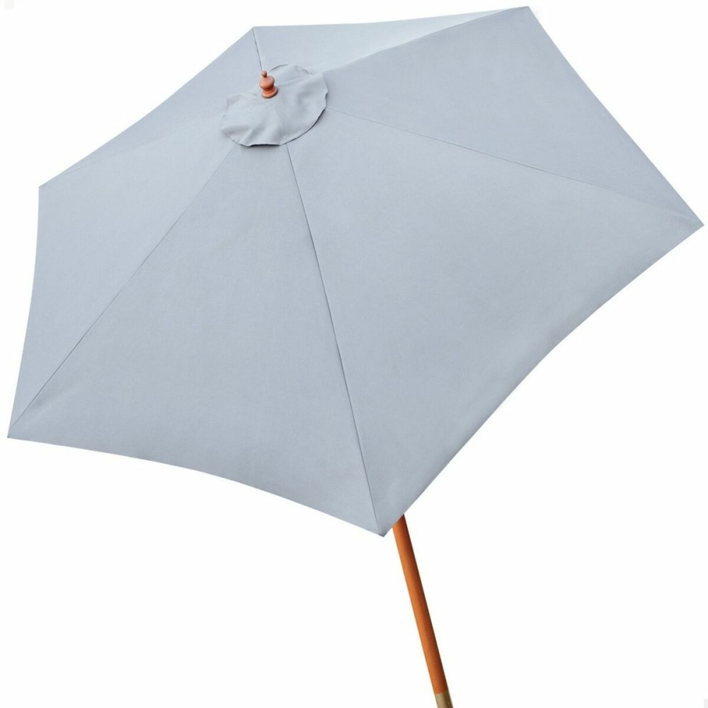Parasol Aktive Grey Ø 4,8 cm 300 cm Wood