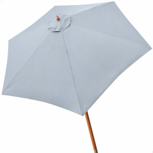 Parasol Aktive Grey Ø 4,8 cm 300 cm Wood