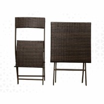 Table set with 2 chairs Aktive Squared 60 x 72 cm