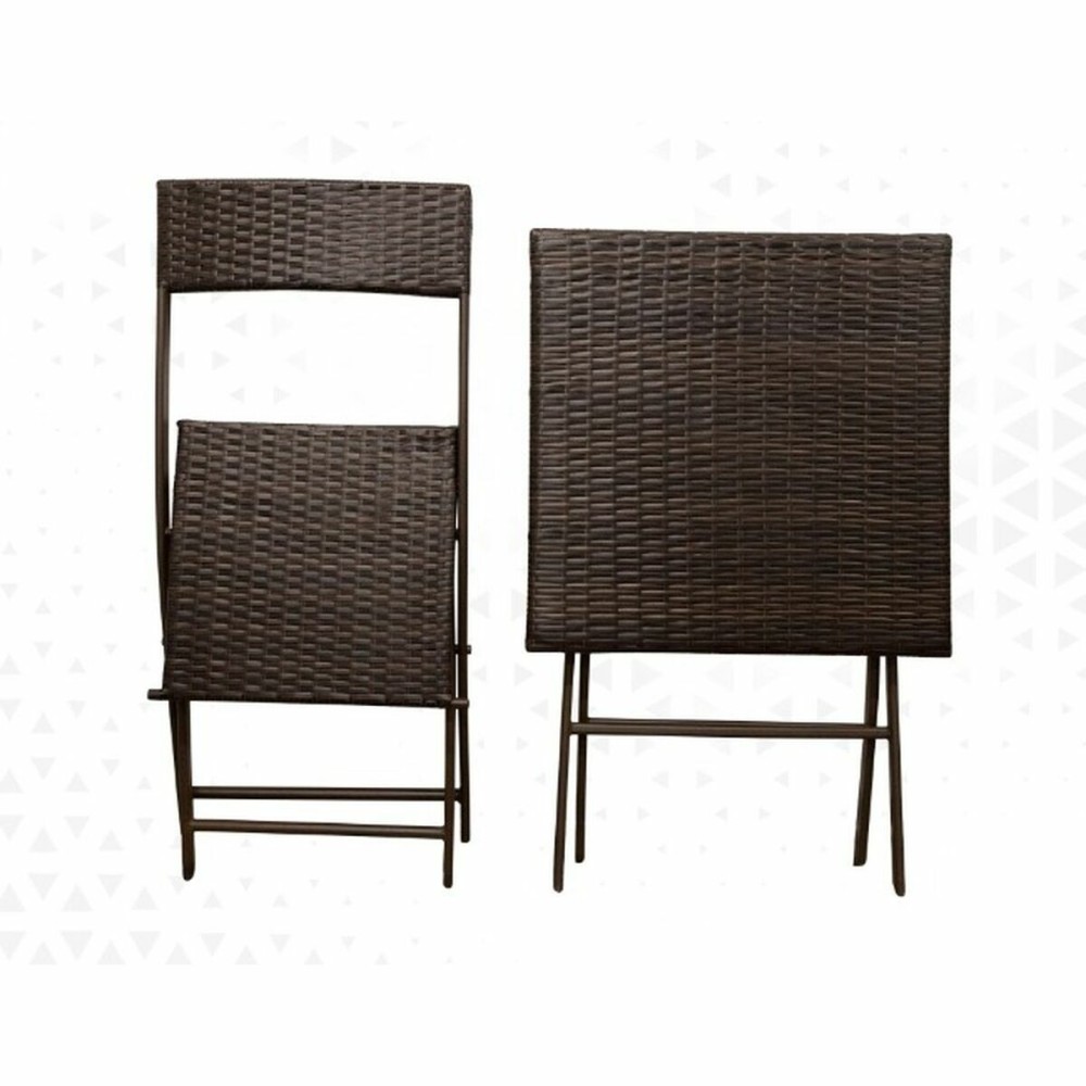 Table set with 2 chairs Aktive Squared 60 x 72 cm