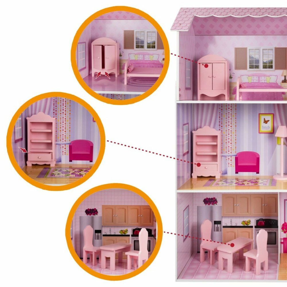 Maison de poupée Woomax 14 Pièces