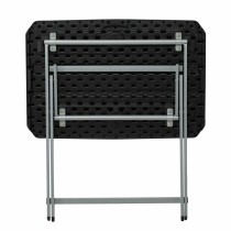 Table Piable Lifetime Noir Acier Plastique 75 x 50,5 x 66 cm