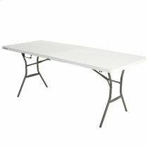 Table Piable Lifetime Blanc Rectangulaire Acier Plastique 185 x 76 x 74 cm