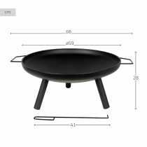 Brazier Aktive Circular 59 X 28 X 59 CM Exterior Garden