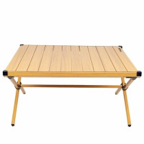 Folding Table Aktive Rectangular Camping Aluminium 88,5 x 70,5 x 43 cm