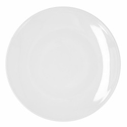 Assiette plate Bidasoa Glacial Coupe Céramique Blanc (30 cm) (Pack 4x)