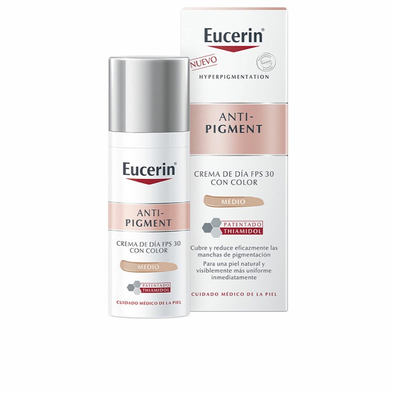 Cremige Make-up Grundierung Eucerin Anti Pigment Medio (50 ml)