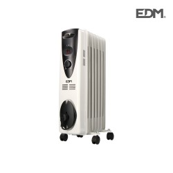 Oil-filled Radiator (7 chamber) EDM 07121 White 1500 W