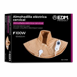 Electric Pad for Neck & Back EDM 07489 Brown 100 W