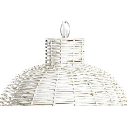 Suspension DKD Home Decor 38 x 28 x 24 cm Doré Blanc Fer 50 W