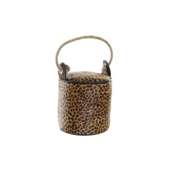 Türhalter DKD Home Decor Leopard 19 x 19 x 19 cm