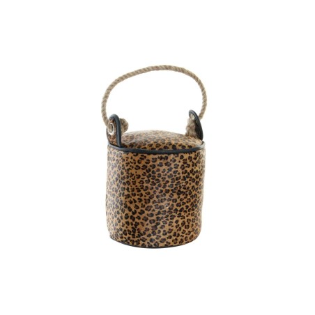 Door stop DKD Home Decor Leopard 19 x 19 x 19 cm