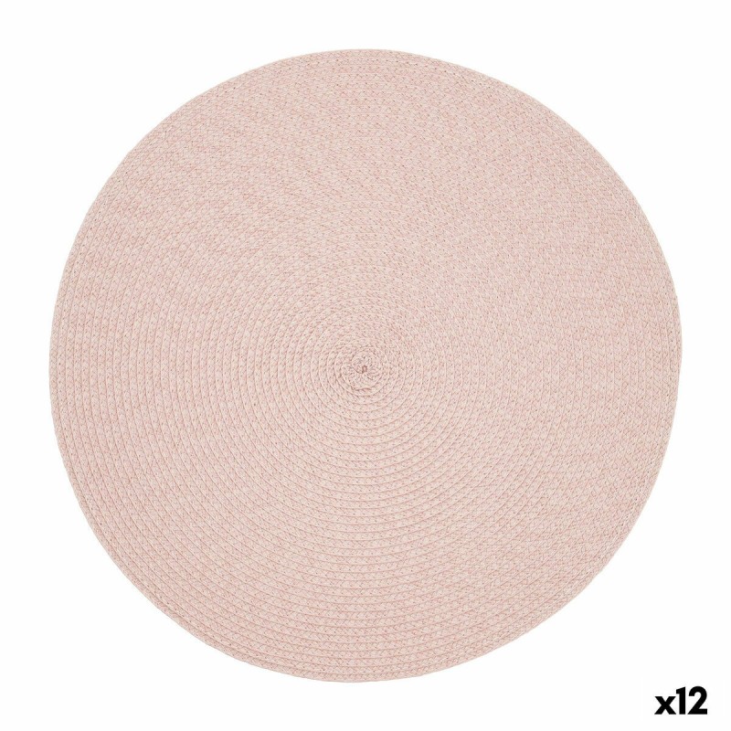 Place mat Quid Vita Peoni Pink Plastic 38 cm (Pack 12x)