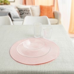 Set de table Quid Vita Peoni Rose Plastique 38 cm (Pack 12x)