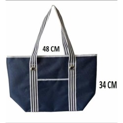 Sac de plage Bleu foncé Oxford 48 x 18 x 34 cm