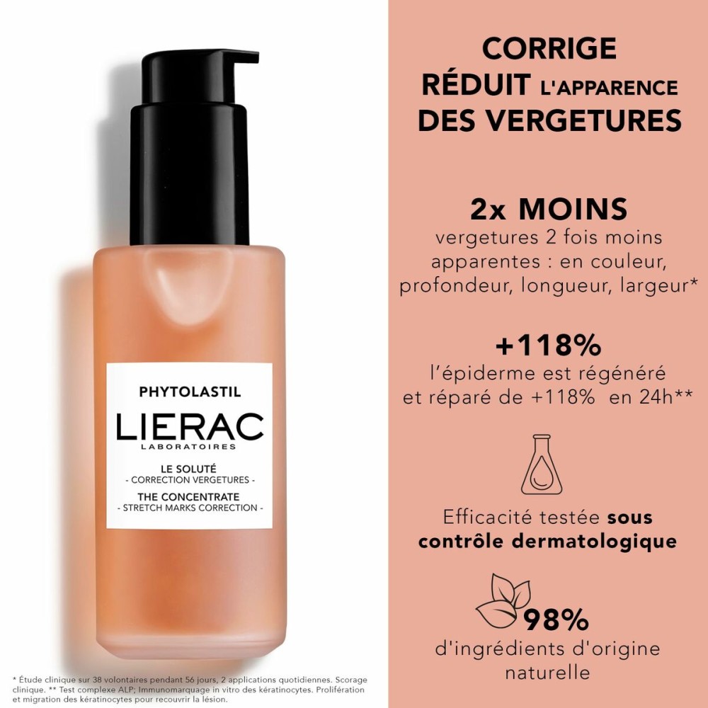 Körperserum Lierac PHYTOLASTIL 100 ml Antistreifen