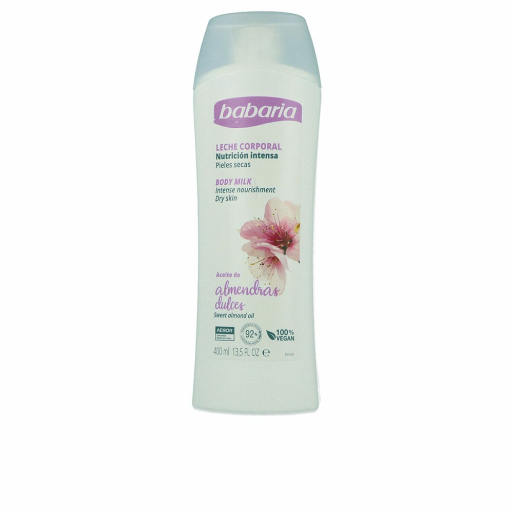Lait corporel nourrissant Babaria Huile d'Amandes 400 ml
