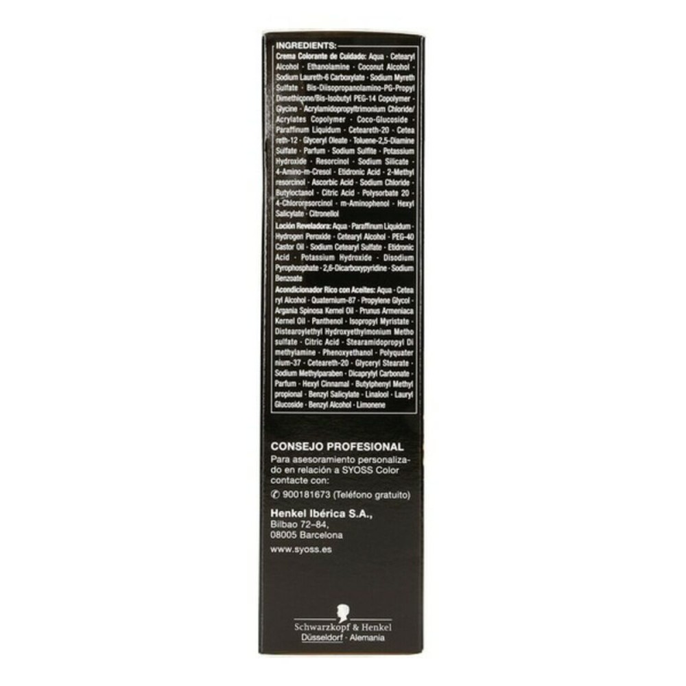 Teinture permanente Syoss Olio Intense Sans ammoniaque Nº 7,10 Blond Naturel