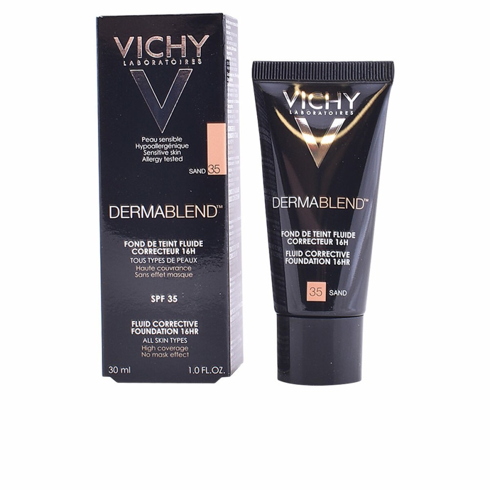 Flüssig-Make-up-Grundierung Dermablend Vichy Spf 35 30 ml
