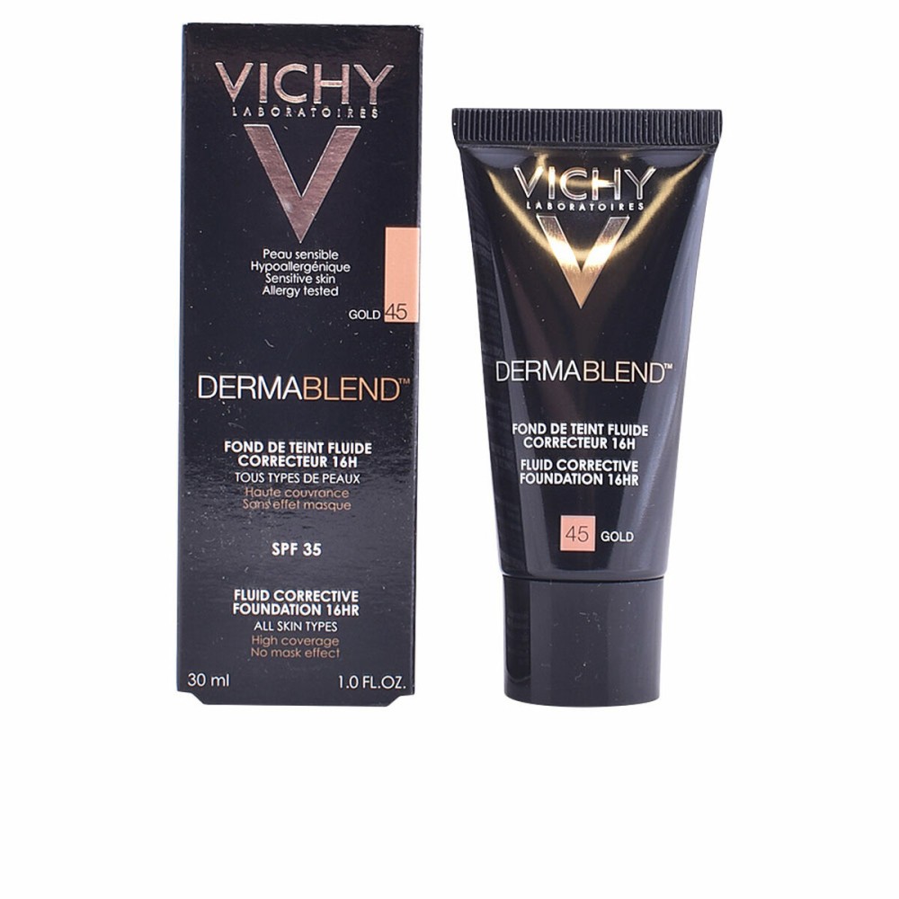 Fluid Foundation Make-up Dermablend Vichy Spf 35 30 ml