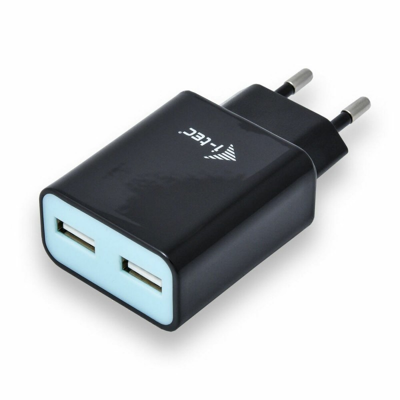 USB-Ladegerät für die Wand i-Tec CHARGER2A4B Schwarz