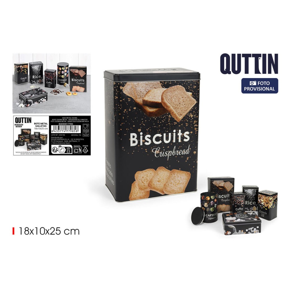 Metalldose Quttin BISCUITS (12 Stück)