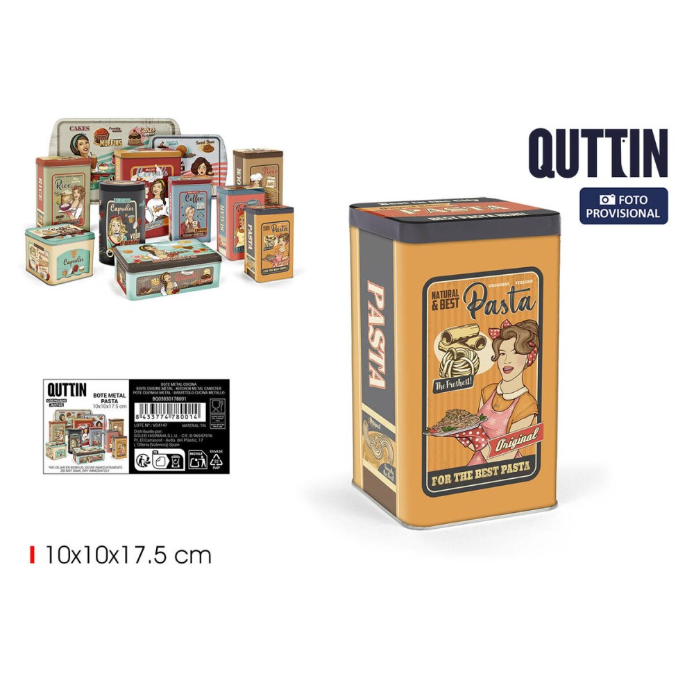 Metalldose Quttin PASTA (12 Stück)