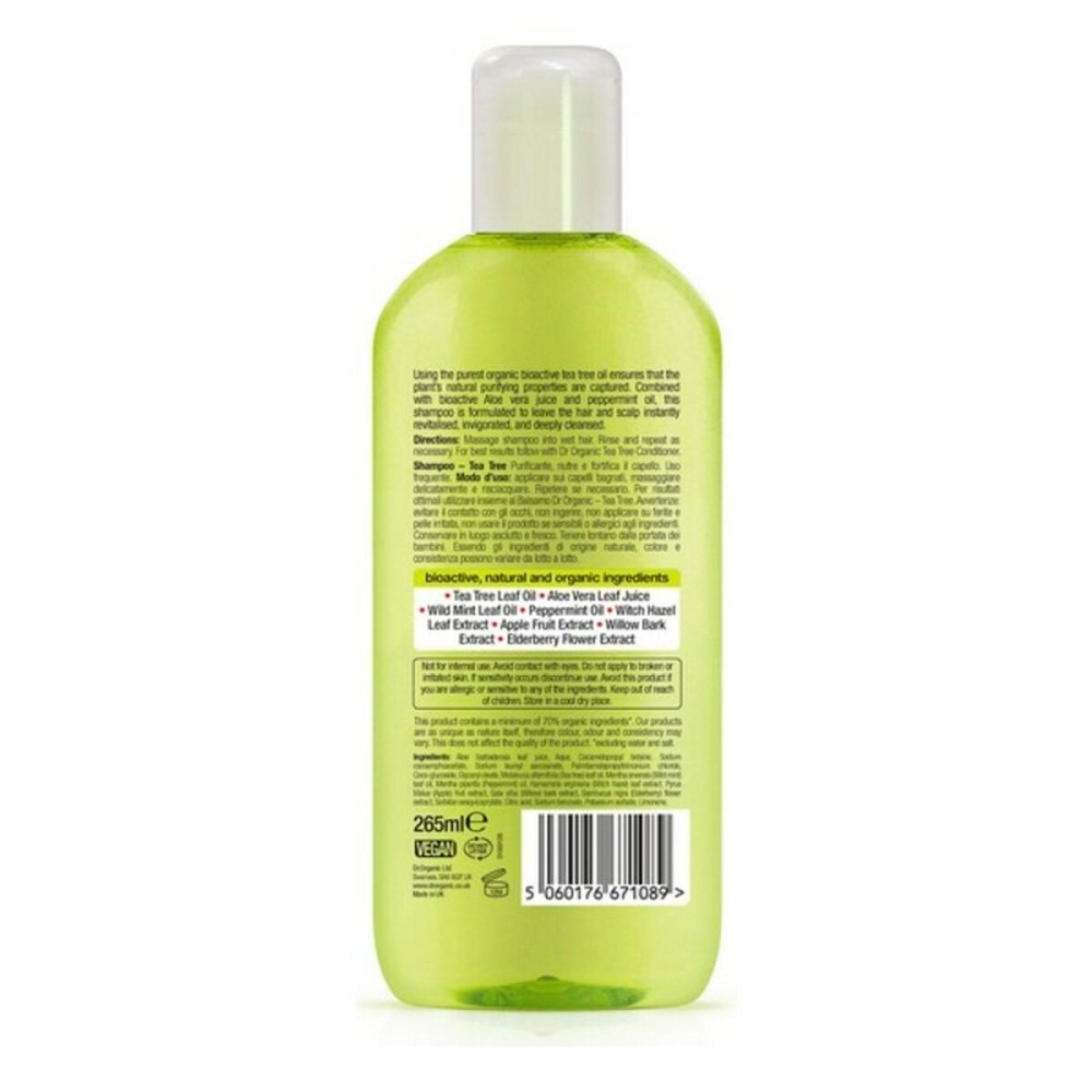 Purifying Shampoo Bioactive Organic Dr.Organic Bioactive Organic 265 ml